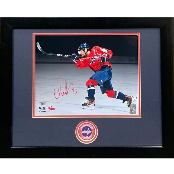 Alex Ovechkin Capitals Signed 11x14 Framed Spotlight Photo LE /88 Auto Fanatics