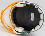 DAVANTE ADAMS AUTOGRAPHED PACKERS FLASH GREEN FULL SIZE HELMET BECKETT QR 201212