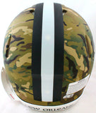 Michael Thomas Autographed Saints Authentic Camo F/S Helmet- Beckett W Hologram