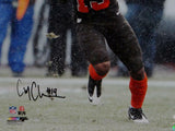 Corey Coleman Signed Cleveland Browns 16x20 Running with Ball PF Photo JSA W Aut