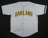 Jose Canseco Signed Athletics Jersey (Beckett COA) 2xWorld Series Champion