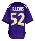 Ray Lewis Signed Custom Purple Pro Style Football Jersey JSA ITP 992