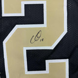 Autographed/Signed Chris Olave New Orleans Black Football Jersey Beckett BAS COA