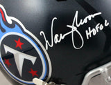 Warren Moon Signed Tennessee Titans F/S Speed Helmet w/HOF-Beckett W Auth *White