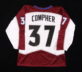 J. T. Compher Signed Avalanche Jersey (OKAuthentics) 2021-22 Stanley Cup Champ.