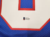 BUFFALO BILLS JOE DELAMIELLEURE AUTOGRAPHED BLUE JERSEY "HOF 03" BECKETT 196490