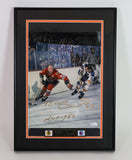 Bobby Hull Autographed 11x14 Photo Framed JSA COA "HOF 1983" (Frame As Is)