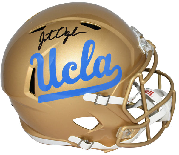 JONATHAN OGDEN SIGNED AUTOGRAPHED UCLA BRUINS FULL SIZE SPEED HELMET BECKETT