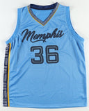 Marcus Smart Signed Memphis Grizzlies Jersey (Beckett) 2021-22 Defensive POY