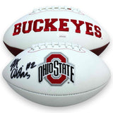 JK Dobbins Autographed Signed Ohio State Buckeyes Logo Football - JSA