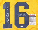 Denard Robinson Signed Michigan Wolverines Jersey "Hail to the Victors"/ JSA COA