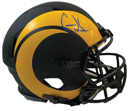 COOPER KUPP Autographed L.A. Rams Eclipse Speed Authentic Helmet FANATICS