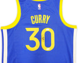 WARRIORS STEPHEN CURRY AUTOGRAPHED NIKE SWINGMAN CONNECT JERSEY 48 JSA 234043