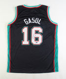 Pau Gasol Signed Memphis Grizzlies Jersey (Steiner) NBA Rookie of the Year 2002