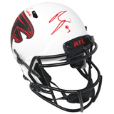 Kirk Cousins/Bijan Robinson Falcons Dual Signed Lunar Authentic Helmet Fanatics