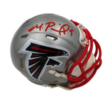 Michael Penix Jr. Signed Atlanta Falcons Speed Flash NFL Mini Helmet