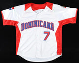 Jose Reyes Signed Dominican Republic Baseball Classic Jersey (JSA COA) N.Y. Mets