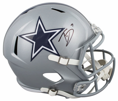 Cowboys Trevon Diggs Authentic Signed Full Size Speed Rep Helmet BAS Witnessed