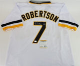 Bob Robertson "1971 WSC" Signed Pittsburgh Pirate Jersey (TSE COA) Bucs 1st Base