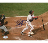 Dave Justice Signed Atlanta Braves Unframed 8x10 Photo- Tossing Bat