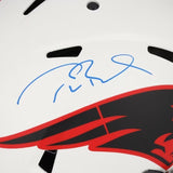 Tom Brady Autographed Authentic Patriots Lunar Eclipse Helmet Fanatics LE 25