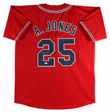 Andruw Jones Signed Atlanta Braves Jersey (JSA COA) 10xGold Glove Winner