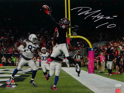 DeAndre Hopkins Signed Texans 16x20 TD Catch vs Colts PF Photo- JSA W Auth *Whit