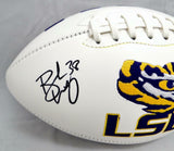 Brad Wing Autographed LSU Tigers Logo Football W/ Geaux Tigers- JSA W Auth