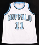 Bob McAdoo Signed Buffalo Braves White Home Jersey (Beckett) Hall of Fame 2000