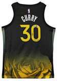 Warriors Stephen Curry "Chef Curry" Signed Black Nike Rose City Ed. Jersey BAS