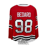 Connor Bedard Autographed Chicago Red Fanatics Hockey Jersey - Fanatics