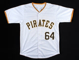 Rodolfo Castro Signed Pittsburgh Pirates Jersey (Beckett COA) Rookie 2nd Baseman