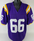 Will Campbell Signed LSU Tigers Purple Jersey (JSA COA) 2024 Sr. Offensive Line