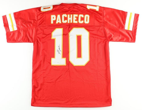 Isiah Pacheco Signed Kansas City Chiefs Jersey (JSA) Rutgers Scarlett Knight R.B