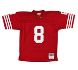 Steve Young Signed San Francisco 49ers Mitchell & Ness Red TB Large NFL Jersey