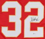 Marcus Allen Signed Kansas City Chiefs Jersey (Beckett COA) SB XVIII MVP RB