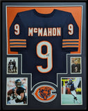 FRAMED CHICAGO BEARS JIM MCMAHON AUTOGRAPHED SIGNED JERSEY JSA COA