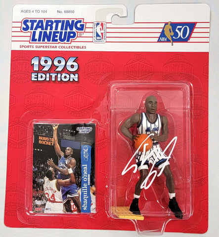 Shaquille O'Neal Signed Orlando Magic 1996 Starting Lineup Beckett Witnessed