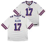 Bills Josh Allen Authentic Signed White Nike Game Jersey w/ Silver Sig Fanatics