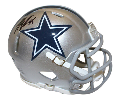 Leighton Vander Esch Signed Dallas Cowboys Speed Mini Helmet FAN 39034