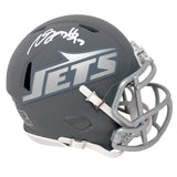 Davante Adams New York Jets Signed Riddell Slate Mini Helmet BAS Beckett