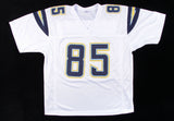 Antonio Gates Signed San Diego Chargers White Jersey (JSA COA) 8xPro Bowl T.E.