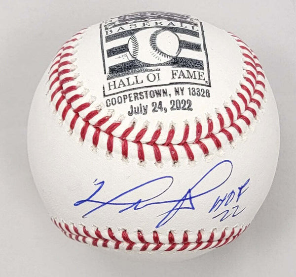 David Ortiz Autographed Boston Red Sox MLB Baseball W/HOF 22 & Postmark Beckett