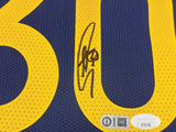 WARRIORS STEPHEN CURRY AUTOGRAPHED NIKE AUTHENTIC ICON JERSEY 48 JSA 235686