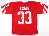 Roger Craig Signed 49ers Jersey Inscribed 1,000/1,000 85 & 3x SB Champ (PSA COA)