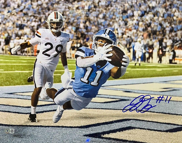 JOSH DOWNS SIGNED AUTOGRAPHED NORTH CAROLINA TAR HEELS 16x20 PHOTO BECKETT