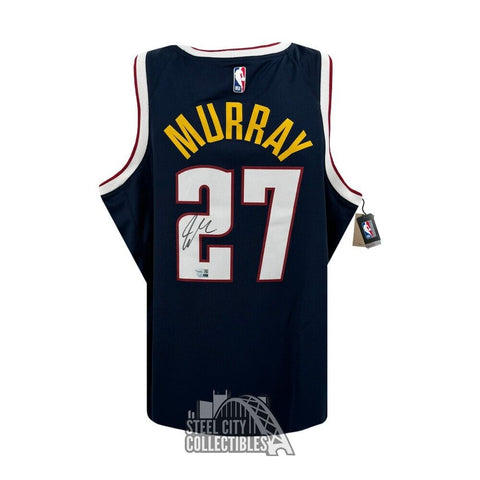 Jamal Murray Autographed Denver Navy Nike Swingman Basketball Jersey - Fanatics