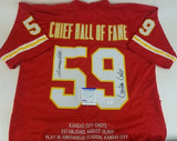 Will Shields & Curley Culp Signed Kansas City Chiefs NFL Hall Of Fame Jersey PSA