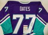 Adam Oates Signed Anaheim Ducks Jersey (JSA COA) 341 NHL Goals H.O.F. 2012