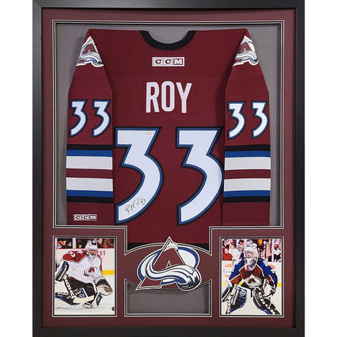 Patrick Roy Autographed Signed Framed Colorado Avalanche Jersey UPPERDECK UDA